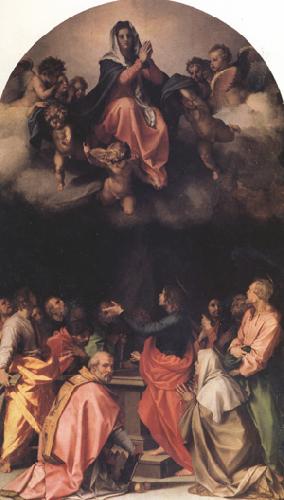 Andrea del Sarto Assumption of the Virgin (nn03) Germany oil painting art